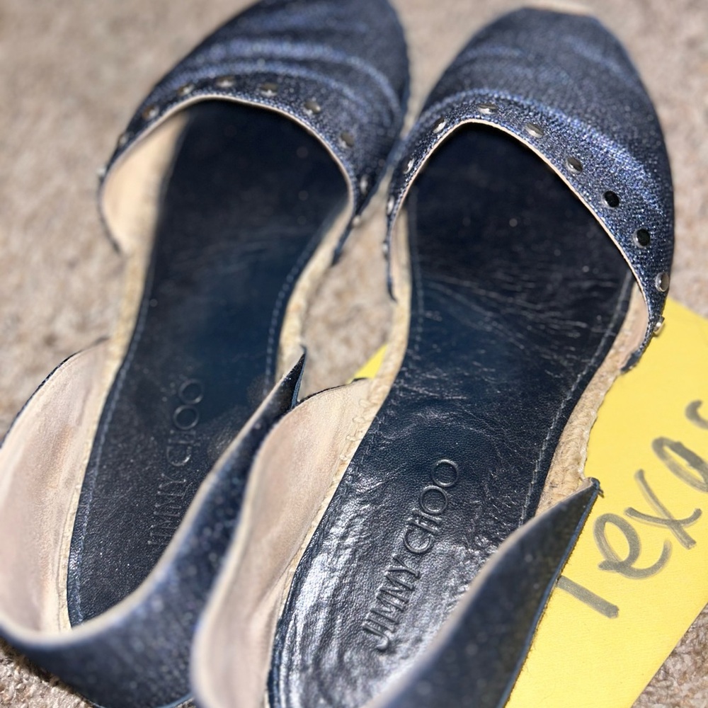 Jimmy Choo Blue Flats & Loafers